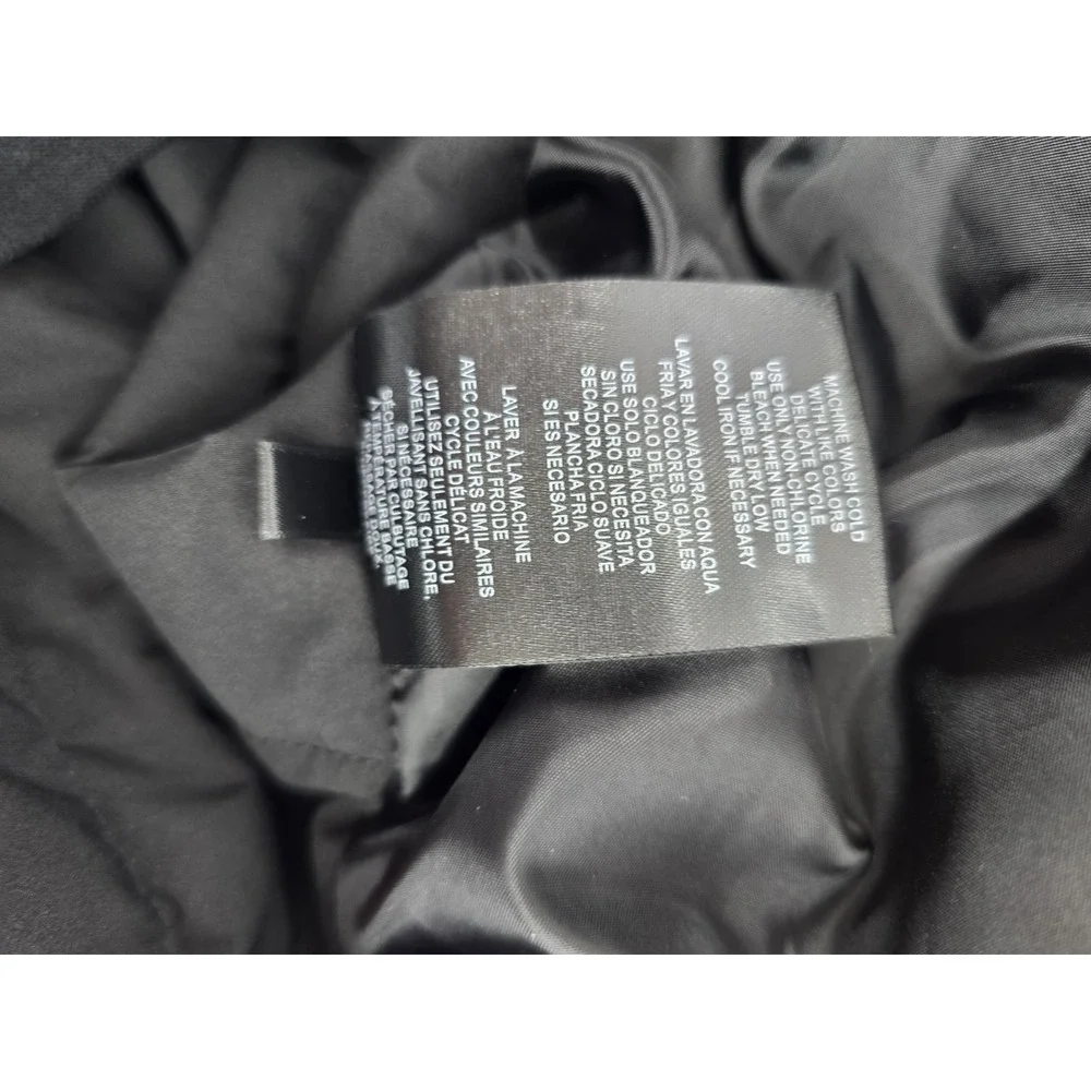 DKNY Quilted‎ Hooded Bomber Puffy Jacket Mens Sz M Black 4 Way Stretch NWT - Picture 5 of 10